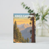 Kings Canyon National Park Travel Postkarte (Stehend Vorderseite)