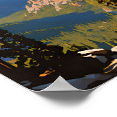 Kings Canyon National Park Travel PS Poster (Ecke)