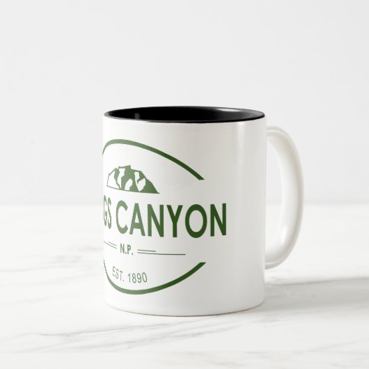 Kings Canyon National Park Zweifarbige Tasse (VorderseiteRechts)