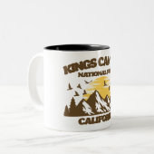 Kings Canyon National Park Zweifarbige Tasse (Vorderseite Links)