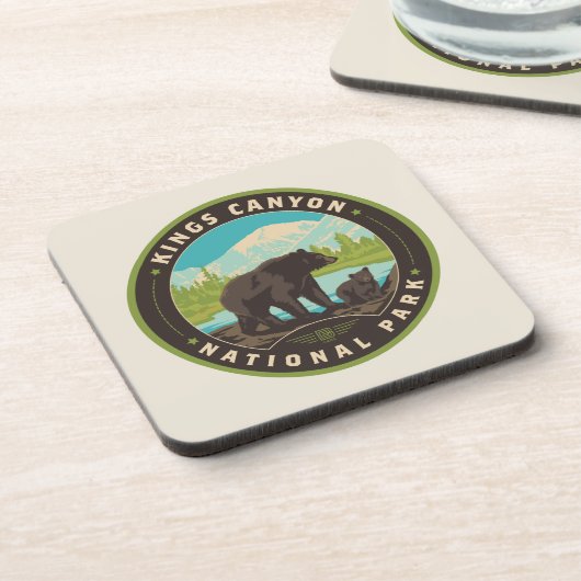 Kings Canyon National Parks Getränkeuntersetzer (Linke Seite)