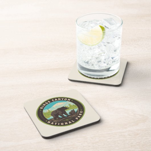 Kings Canyon National Parks Getränkeuntersetzer (Rechte Seite)