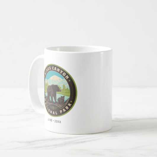 Kings Canyon National Parks Kaffeetasse (Vorderseite Links)