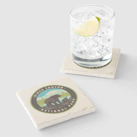 Kings Canyon National Parks Steinuntersetzer (Seitenansicht)