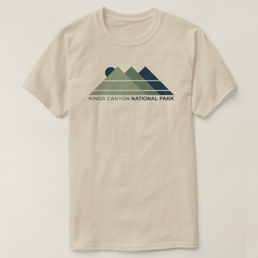 Kings Canyon Nationalpark Bergsee T-Shirt (Design vorne)