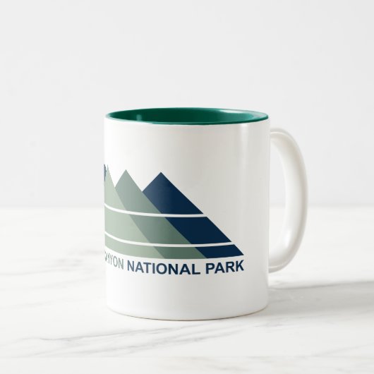 Kings Canyon Nationalpark Bergsee Zweifarbige Tasse (VorderseiteRechts)