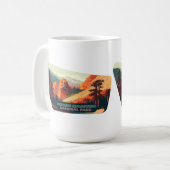 Kings Canyon Nationalpark California Kaffeetasse (Vorderseite Links)