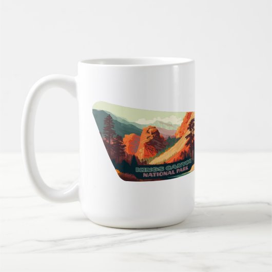 Kings Canyon Nationalpark California Kaffeetasse (Links)