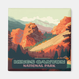 Kings Canyon Nationalpark California Magnet