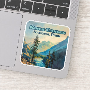 Kings Canyon Nationalpark California Vintag Aufkleber