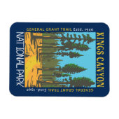 Kings Canyon Nationalpark General Grant Trail Magnet (Horizontal)