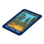 Kings Canyon Nationalpark General Grant Trail Magnet (Linke Seite)