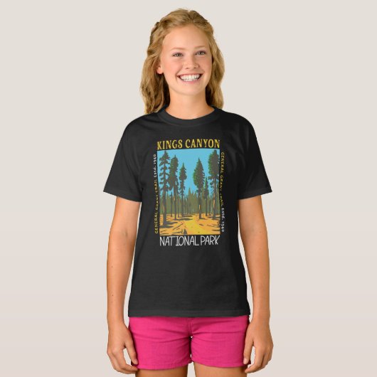 Kings Canyon Nationalpark General Grant Trail T-Shirt (Vorne ganz)