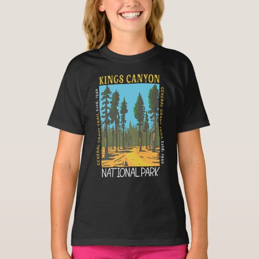 Kings Canyon Nationalpark General Grant Trail T-Shirt (Vorderseite)