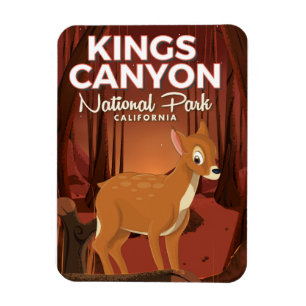 Kings-Canyon-Nationalpark Kalifornien Magnet