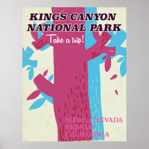 Kings-Canyon-Nationalpark, Kalifornien Poster