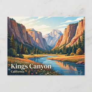 Kings-Canyon-Nationalpark Kalifornien Postkarte
