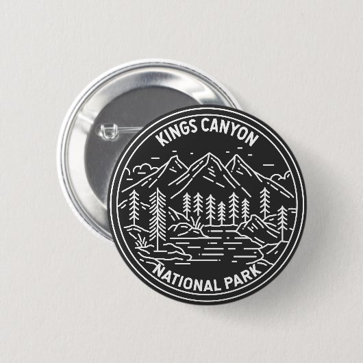 Kings Canyon Nationalpark Monoline Button (Vorne & Hinten)