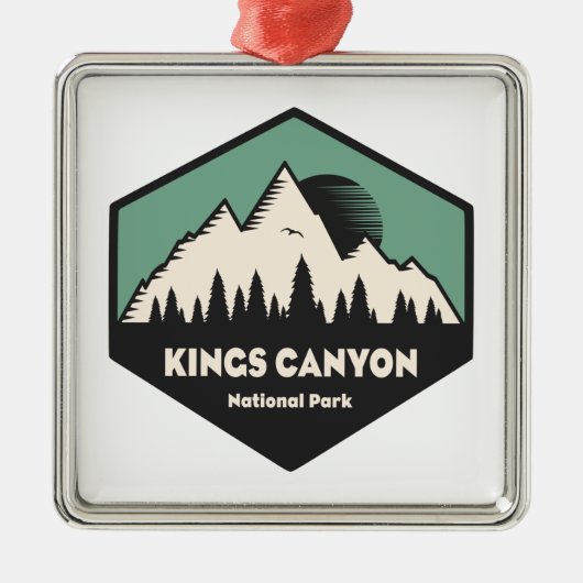 Kings Canyon-Nationalpark Ornament Aus Metall (Vorne)