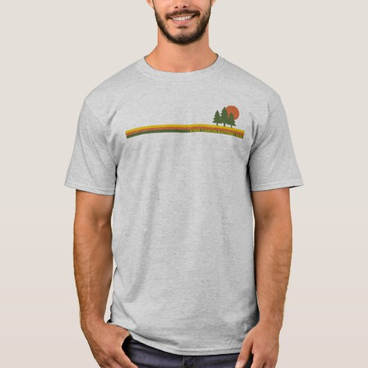 Kings Canyon Nationalpark Pine Trees Sun T-Shirt (Vorderseite)