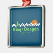 Kings Canyon Nationalpark Retro Ornament Aus Metall (Links)