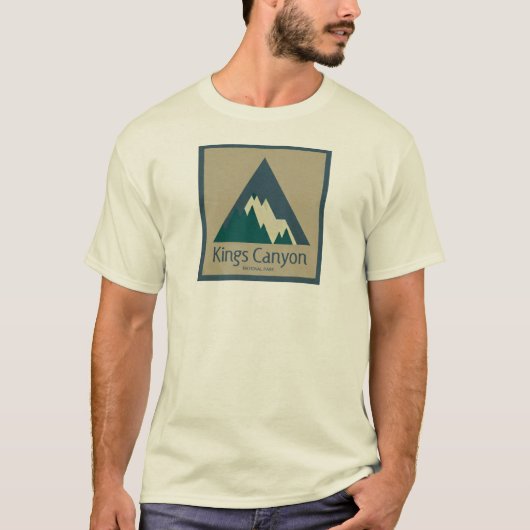 Kings Canyon Nationalpark Rustic T-Shirt (Vorderseite)