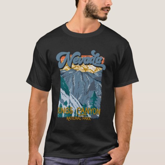 Kings Canyon Nationalpark Silver Nevada Staat Nv T-Shirt (Vorderseite)