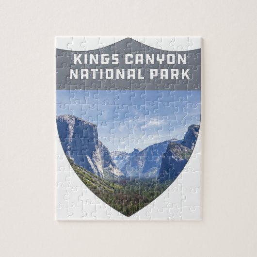 Kings Canyon Nationalpark Wandern Puzzle (Vertikal)