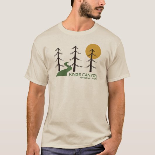 Kings Canyon Nationalparkweg T-Shirt (Vorderseite)