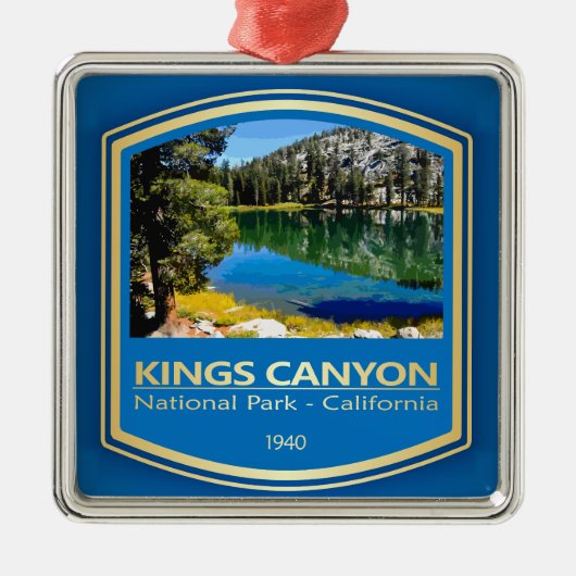 Kings Canyon NP (PF1) Ornament Aus Metall (Vorne)
