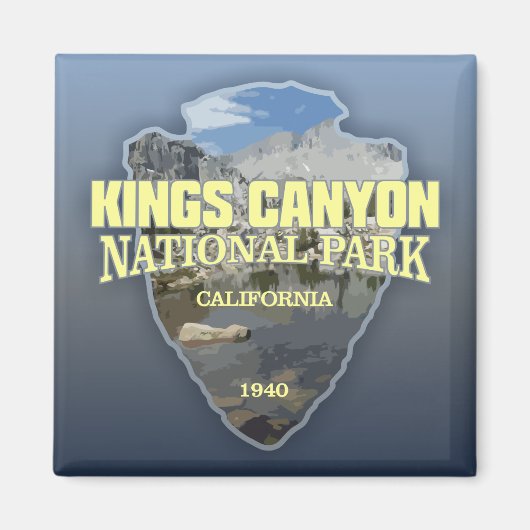 Kings Canyon NP (Pfeilspitzen) Magnet (Vorne)