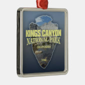 Kings Canyon NP (Pfeilspitzen) Ornament Aus Metall (Rechts)