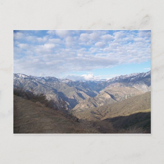 Kings Canyon Overlook Postkarte (Vorderseite)
