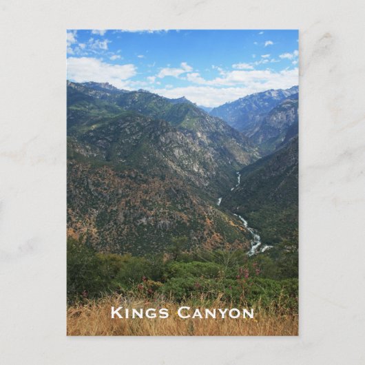 Kings Canyon Postcard Postkarte (Vorderseite)