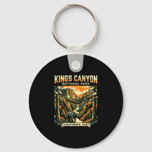 Kings Canyon Vintage Nationalpark-Abenteuer Schlüsselanhänger