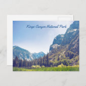 Kings Canyon - Zumwalt Meadow | Postkarte (Vorne/Hinten)