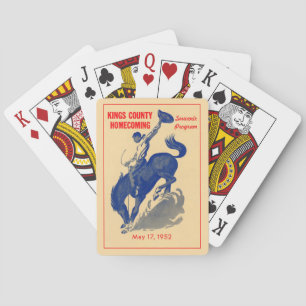 KINGS COUNTY - HANFORD - KALIFORNIEN SPIELKARTEN. SPIELKARTEN