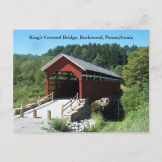 King's Covered Bridge Postkarten
