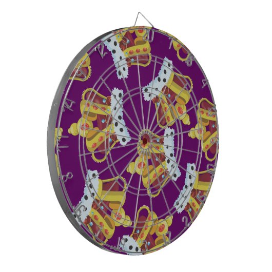 Kings Crown Dartscheibe (Vorderseite Links)