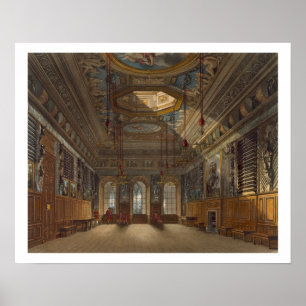King's Guard Chamber, Windsor Castle, from 'Royal Poster