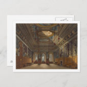 King's Guard Chamber, Windsor Castle, from 'Royal Postkarte (Vorne/Hinten)