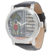 Kings Guard Painting Armbanduhr (Schrägansicht)