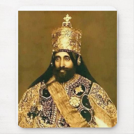 KINGS HAILE SELASSIE I CANVAS DRINT MOUSEPAD (Vorne)