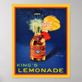 King's Lemonade Poster der 1920er Jahre (Vorne)