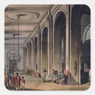 Kings Mews Quadratischer Aufkleber