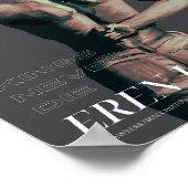 KINGS NEVER DIE - EREN JAEGER POSTER (Ecke)