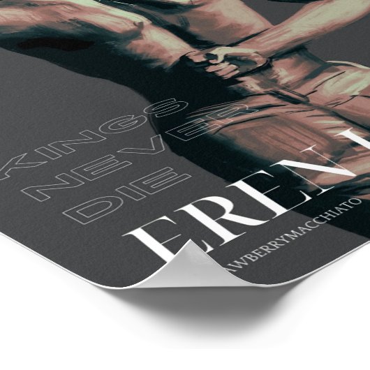 KINGS NEVER DIE - EREN JAEGER POSTER (Ecke)