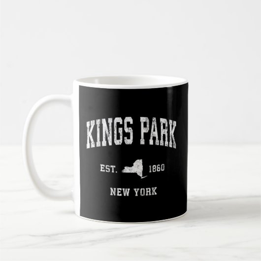 Kings Park New York NY Athletic Sports Kaffeetasse (Links)