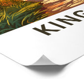 Kings Park Perth Travel Print Poster (Ecke)