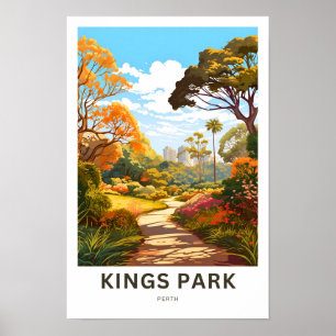 Kings Park Perth Travel Print Poster